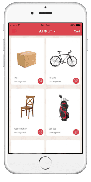 BEAM Space mobile app on iOS and Android for Personal Storage with Itemized Inventory